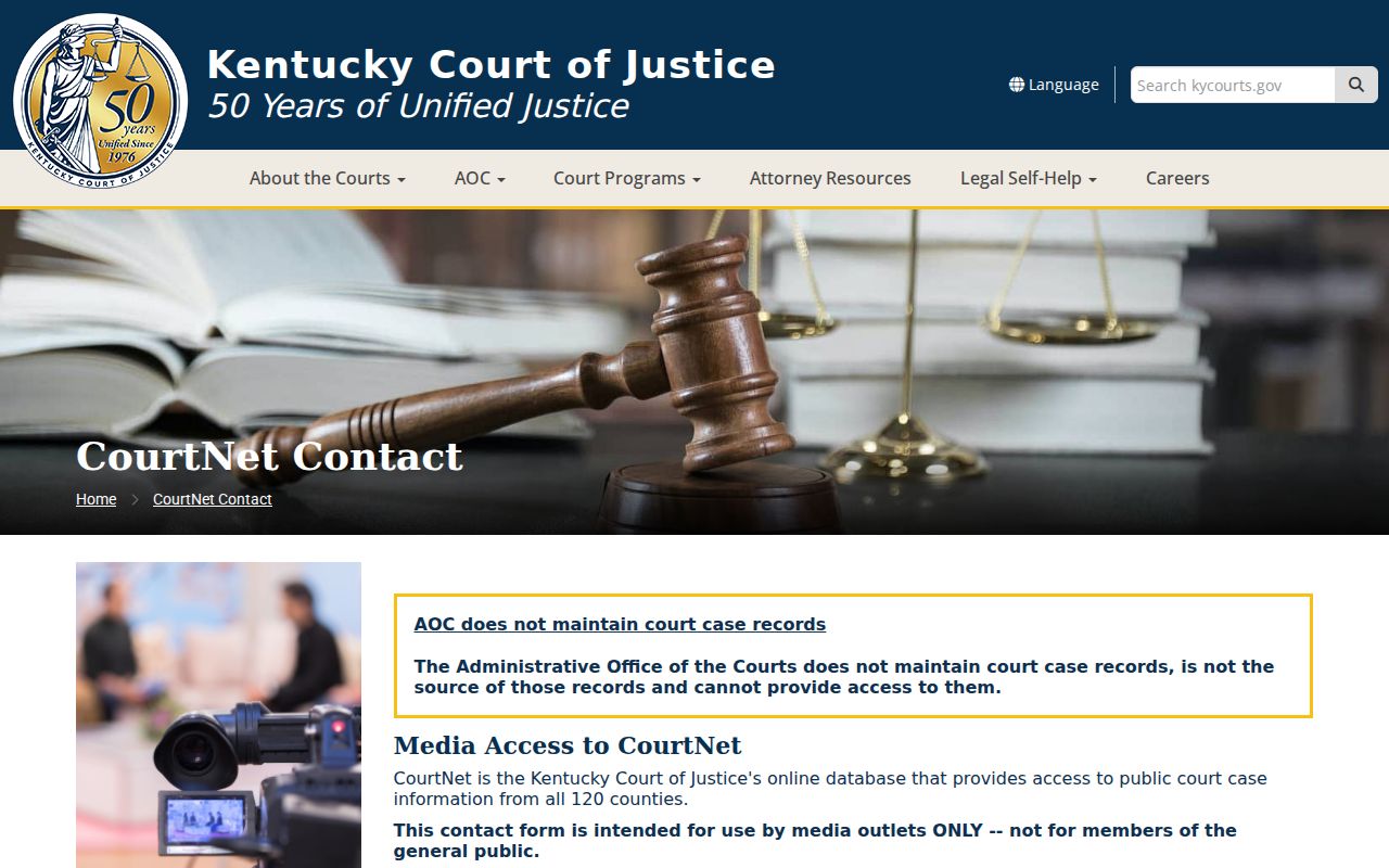 CourtNet access limits for Nelson County criminal court cases