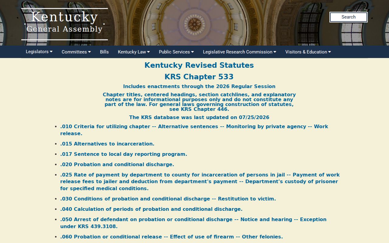 New Haven criminal history probation and diversion statute source